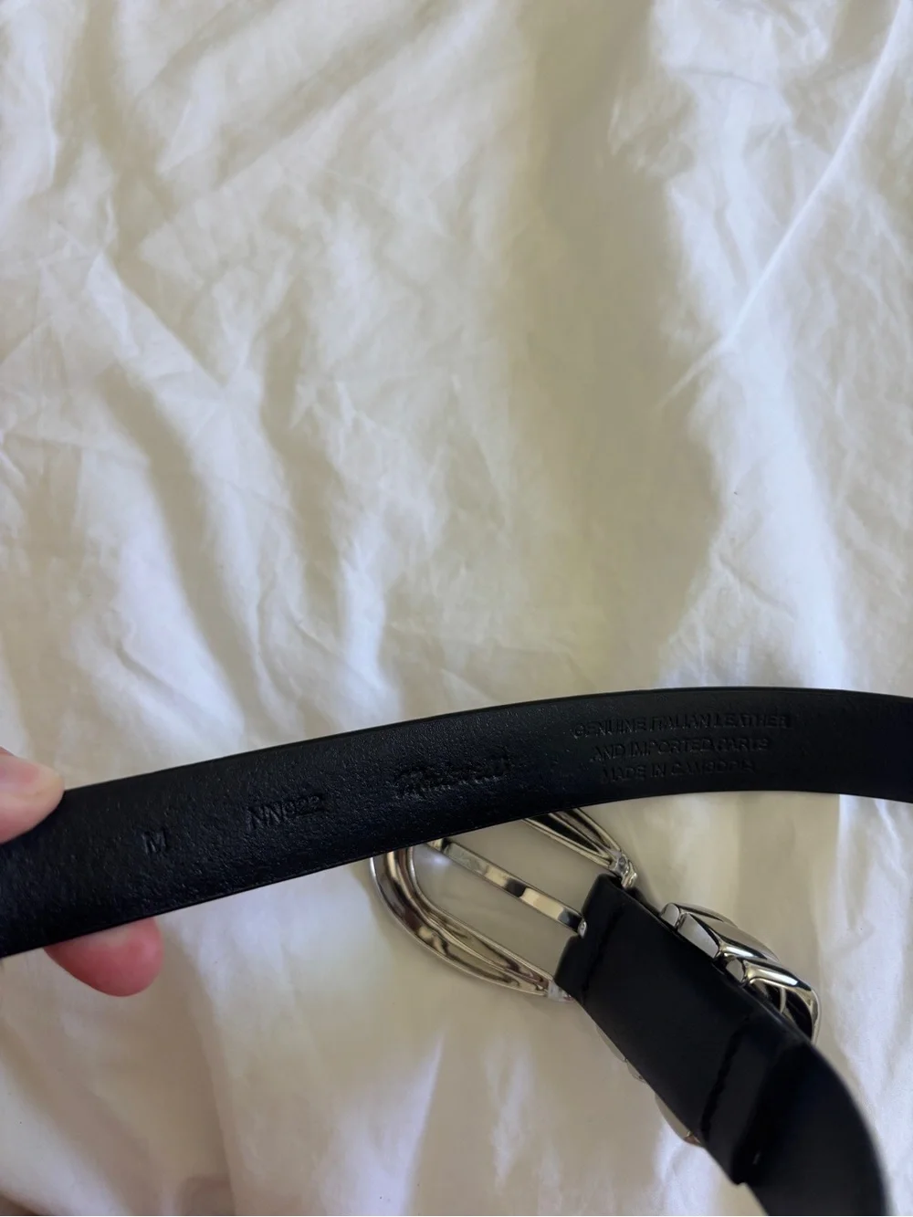 Madewell Black Leather Belt